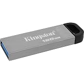 Kingston DataTraveler Kyson 128 GB DTKN/128GB 200 MB/s'ye kadar Okuma, 60MB/s' ye kadar yazma, Metal G&ouml;vdeli