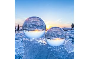 Bola de Cristal ESMART 100mm, K9 Bola de Cristal para Fotografía, Bola con Base de Cristal para Decoración de Hogar, Regalos y Dinivación