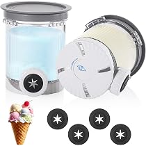 Lot de 4 pots Creami Deluxe pour Sorbetière Ninja Swirl by CREAMi (Série NC701EU / NC700) - Compatibles Lave-Vaisselle - Contenants Creami de 480 ml avec couvercles colorés Lot de 4 pots Creami Deluxe pour Sorbetière Ninja Swirl by CREAMi (Série NC701EU / NC700) - Compatibles Lave-Vaisselle - Contenants Creami de 480 ml avec couvercles colorés