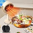 0TO1 Desktop Range Cooker Hood, Mini Range Hood for Cooking with 2 Wind Speed, Portable Kitchen Exhaust Fan for Indoor BBQ, Hot Pot Oil Collection Cup, 2 Filter Replacements IncludedMini Range Hood