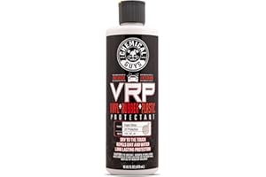 Chemical Guys Protector de Vinilo, Gomas y Plásticos Interiores y Exteriores VRP Vinyl, Rubber, Plastic Protectant 473 ml. Restaura y Proporciona un Acabado Negro Intenso.