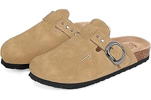 PERLETTI Ciabatte Donna Estive con Doppia Fibbia - Ciabatte Mare Dorate Comode - Sandali Comfort da Casa