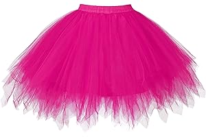 TRIWORKS Plus Size Tutu Adult Women Ballet Bubble Tulle Skirt for Dance Layered Tulle Petticoat Halloween Tutu