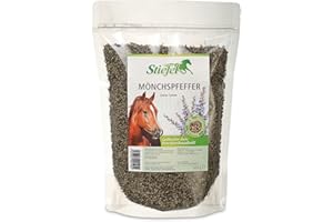 Stiefel Mönchspfeffer - Sacchetto con miscela per cavalli, 500 g ottimo per l'equilibrio ormonale