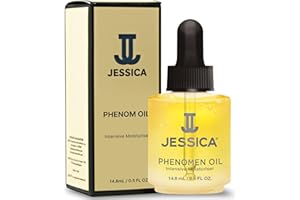 JESSICA Phenomen Cuticle Oil for Nails, Intensive Moisturiser, Natural Jojoba, Almond and Rice Oils, Heals, Rehydrates, 14.8ml