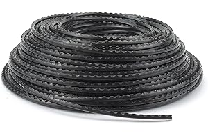 BIGP Filo di nylon per decespugliatore, 3 mm x 60 m, Trimmer Linea Filo di Nylon Professionale Serrated Filo per decespugliatore Regolatore Benzina per Tagliaerba