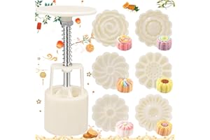 BLESS Juego de moldes de pastel de luna, juego de moldes de pastel de luna, pastel de luna de flores, para tartas de luna, galletas, pastel de calabaza, caramelos blandos, galletas, tartas de flores