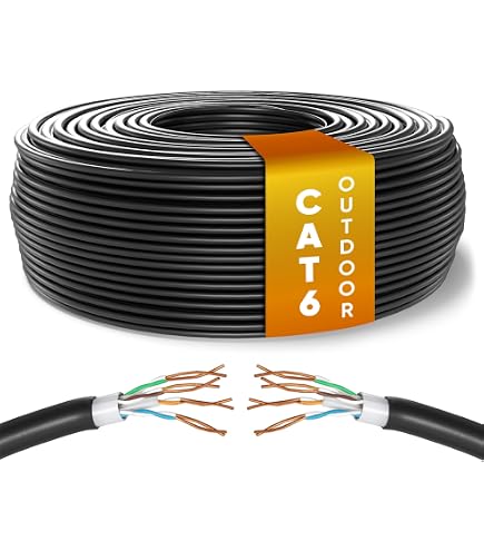 Câble Réseau Ethernet Cat5e 50 Mètres – Câble LAN UTP 24AWG – Pour Box, PC, TV, Caméras – Bobine Vultech - 3