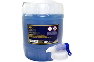 MVH BOCKAUF Kühlerfrostschutz MANNOL Longterm Antifreeze 20 Liter Fertiggemisch -40°C blau inkl. Auslaufhahn