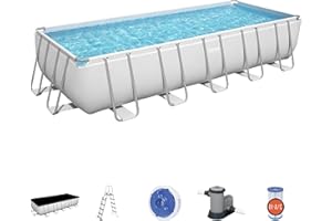 Bestway Power Steel™ 21' x 9' x 52" Rectangular Pool Set