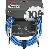 Fender Contour Serisi Enstr&uuml;man Kablosu (10FT STR/STR) Lake Placid Blue