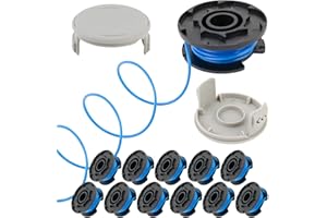 TURMIN Szpula do podkaszarki kompatybilna z Ryobi One+AC14RL3A, 14-pak automatycznych zamienników żyłki do podkaszarki Ryobi 18 V 24 V 40 V, 0,2 cm 3,4 m