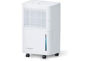 Noaton® DF 4110 Deumidificatore Casa Muffa, 11,5L/24h, Fino a 35 m2, con Display, Drenaggio Continuo, Tranquillo, Tanica Estraibile 2,1L, Timer, Riavvio Automatico, per Camera, Cantina, Lavanderia