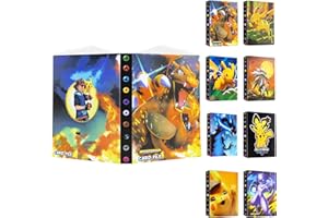 THINGEHOY Karten Sammelalbum Karten Sammelheft A5, Album Hefte für Karten Sammelkarten Ordner Klein Kartenhalter Sammelkarten Album 30 Seiten 240 Karten Kapazität