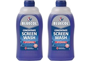 2 x Bluecol Concentrate Screenwash 1 Litre -36°C Protection