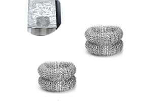 ZIJANG Anillo Eliminador Escamas 2 Piezas Malla Descalcificador, Acero Inoxidable Malla Descalcificador 5,5 cm de Diámetro, para Hervidores y Teteras
