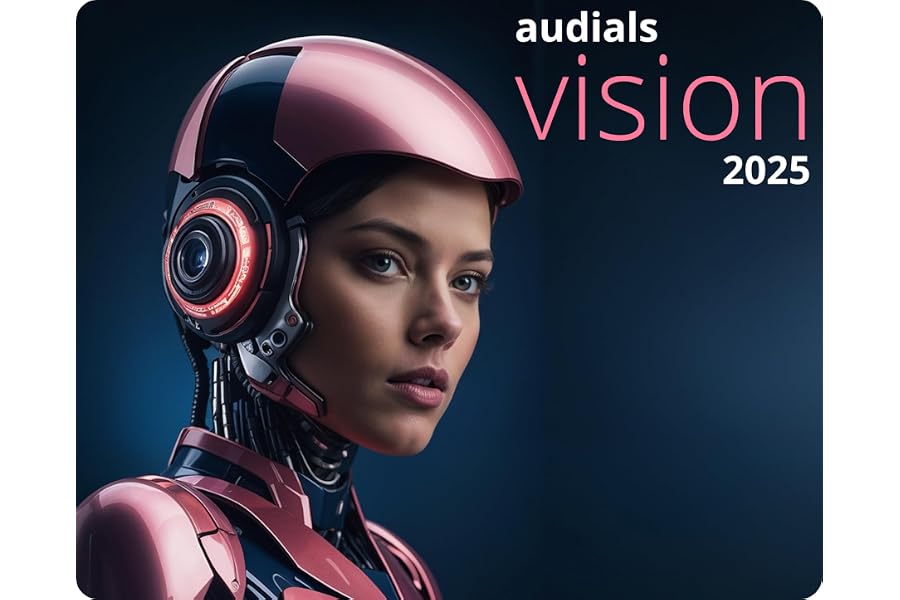 Audials Vision 2025 - Améliorer et organiser la musique et les vidéos avec AI | Vision | 1 appareil | 1 Usager | Code d'activ