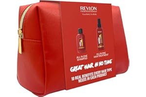 Revlon Professional UniqOne Coffret | Shampoing 10-en-1 Classique 100ml + Masque en Spray sans rinçage 150ml