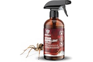 REPELEM Spider Repellent Spray - Natural Peppermint Oil Spray, Non-Toxic, Pet Safe for The Home, High Efficacy, Indoor & Outdoor Mint Scented Spider Deterrent - 250ml