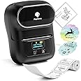 Phomemo Label Maker Machine - Phomemo M110 Portable Bluetooth Thermal Label Printer. Sticker Maker, Barcode Printer for Clothing, Jewelry, Retail, Mailing,support Arabic and English,For iOS & Android