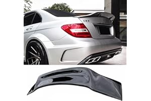 MUTUSAISI Car Rear Boot Spoiler Lip Wing Fit For Mercedes Benz C Class W204 Saloon 2008-2014 C180/ C200/ C220/ C250/ C280/ C320/C350/ C63 AMG RT Style Accessories