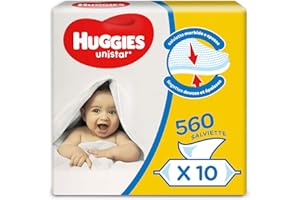 Huggies Unistar Salviette Umidificate per Bambini, 10 Pacchi da 56 Pezzi
