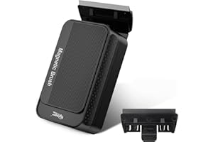 hygger Aquarium Strong Magnetic Cleaner, Fish Tank Glass Algae Cleaning Brush With 2 Blades for Glass and Acrylic Aquariums Floating Algae Scraper Tool (L)