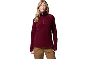 Columbia Damska kurtka polarowa Glacial IV z zamkiem do połowy, bogate wino, L