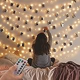2er Pack Lichterketten,120LED 12M USB Außen/ Innen Lichterkette für Fotowand ，Mädchen Jungen Schlafzimmer, , Hochzeit, Geburt