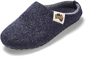 Gumbies Outback Slippers | Unisex House Shoes with Recycled Felt Upper, Recycled Rubber Outsole & Soft Plant-Based Insole | Cozy, Durable & Outdoor-Ready