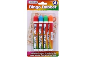 RYSONS SINCE 1976 RYSONS BINGO DABBERS 4 PC | Bingo Marker 4 Colours
