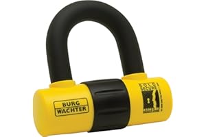 BURG-WÄCHTER Burg Wachter Sold Secure Gold - Candado en U para motocicleta (14 mm)