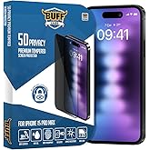5D Privacy Ghost Screen Protector Compatible with BUFF LABS iPhone 15 Pro Max
