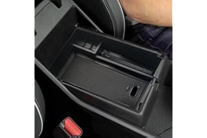 SXCY Pour Kia Sportage 2022 2023 2024 (Automatique) Boîte de Rangement de Console Centrale Kia Sportage NQ5 Accoudoir Boîte Organisateur Plateau Boite, Kia Sportage NQ5 Accessoires (Noir)