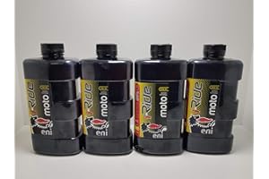 AER MOTO SPARE PARTS PROMOKIT 4 LITRI TAGLIANDO OLIO MOTORE ENI AGIP I-RIDE MOTO 10W40