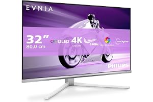 32M2N8900AM 80 cm UHD-skärm 240Hz, QD-OLED-panel, 0,03 ms GtG, adaptiv synkronisering, HDR400 TrueBlack, FreeSync Pre