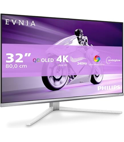 PHILIPS Evnia 32M2N8900-32 inch UHD OLED gaming monitor, 240 Hz