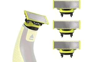 GÉNÉRIQUE Lames de rechange T-Blade compatibles avec les rasoirs Philips OneBlade - Pack 3 unités