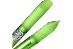 Lima de Cristal Empujador de Cutículas - Palo de Manicura, Eliminación de Precisión Profesional de las Cutículas, la Superficie Abrasiva no se Desgasta, Calidad Checa Firmada Gladzy