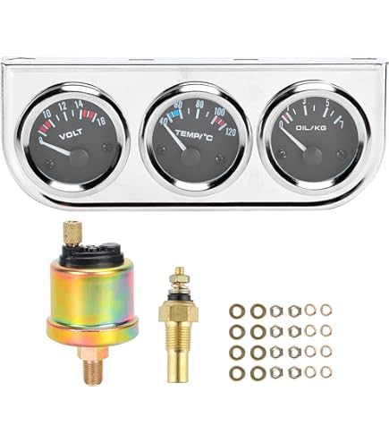 Olietemperatuur meter incl sensor RMT Racing - Autosportonderdelen & Rolbeugels