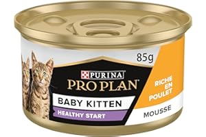 PURINA PRO PLAN | Baby Kitten | Mousse | Riche en Poulet | Chaton | Boîte de 85g