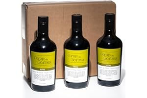 Pack 3 botellas. Aceite de Oliva Virgen Extra de Categoría Superior. Cortijo de Gorbea. Variedad Picual