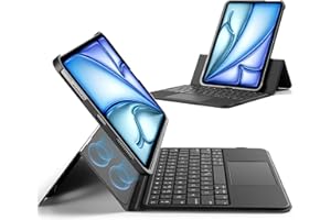 ESR Ascend Keyboard Case for iPad Air 11" (M3/M2, 2025/2024) & iPad Pro 11 (4th/3rd/2nd/1st Gen), iPad Air 5th/4th, Magnetic Detachable, Adjustable Portrait/Landscape Stand, Black