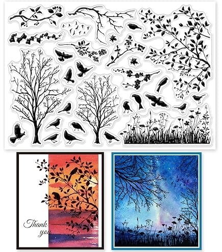 Clearstamps - Forest - Stempels Het Bos - Stempel voor o.a