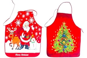 maxToonrain Funny Aprons for Women,Womens Christmas Gift BBQ Kitchen Cooking Party Apron for Men and Women