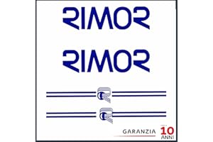 MURAL STICKERS KIT DA 6 ADESIVI RIMOR - portiere mansarda e lati camper - PER TUTTI I MODELLI DI CAMPER E CARAVAN - accessori per camper adesivi per camper - CONFEZIONE DA 6 PEZZI - BELLISSIMI E DUREVOLI BLU