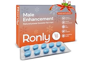 Ronly Bluvital – 10 Tablets 100mg | Powerful Herbal Supplement for Men | Enhances Strength, Energy & Endurance | Fast-Acting Men’s Vitality & Performance Pills with Ginseng & Zinc | UK Made