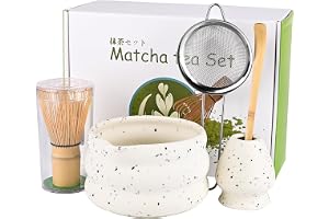 LustLocke Matcha-set med pulver, matcha skål, 20 x 20 x 20 cm, 1 000 g