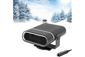 NHYDZSZ Auto Heizung, 150 W, 12v Tragbare Autoheizung, 2-in-1-Multifunktionauto Heizung, Standheizung Auto für Alle Autos, 360° Drehbar Autoheizung, Auftauen und Entnebeln