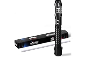 SABNEO Light Saber V8 Pixel 2.0 NOVA Infinity Colors Last Generation Soundboard SB-V8 2.0 3W Premium Speaker, for Dueling, Smooth Swing 2.0, Neo Pixel Saber Multiple Sound and Light Effects (Black)